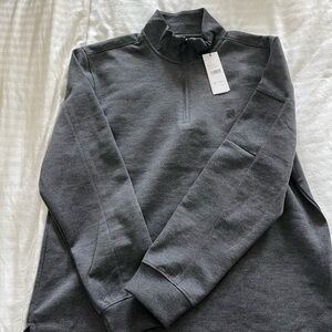 DKNY Men's Charcoal Zip-Up Sweater NWT